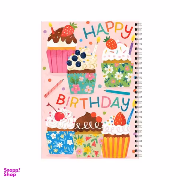 دفتر مشق 50 برگ بامبیلیپ طرح تولدت مبارک کد 3870501