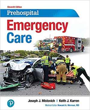[PDF] دانلود کتاب Prehospital Emergency Care Test Bank, 11th ed, 2018