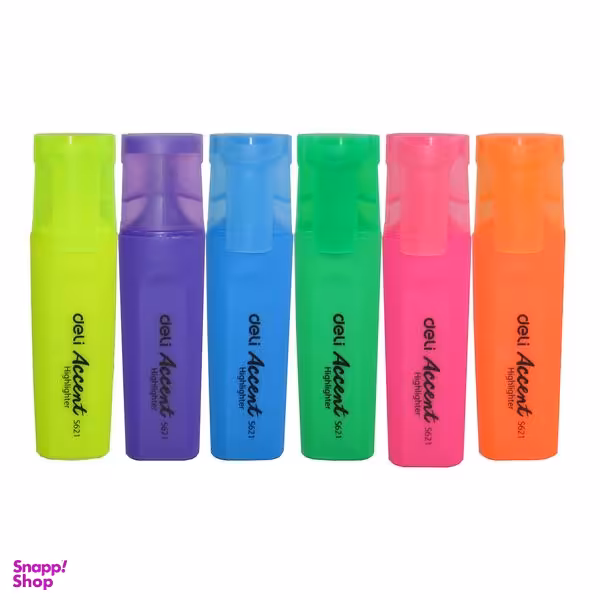 ماژیک علامت گذار دلی مدل S621 بسته 6 عددی