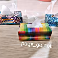 دستمال کاغذی مینیاتوری رو یخچالی