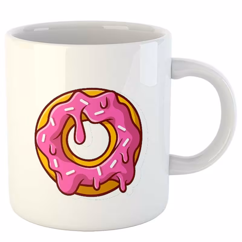 ماگ سرامیک طرح دونات