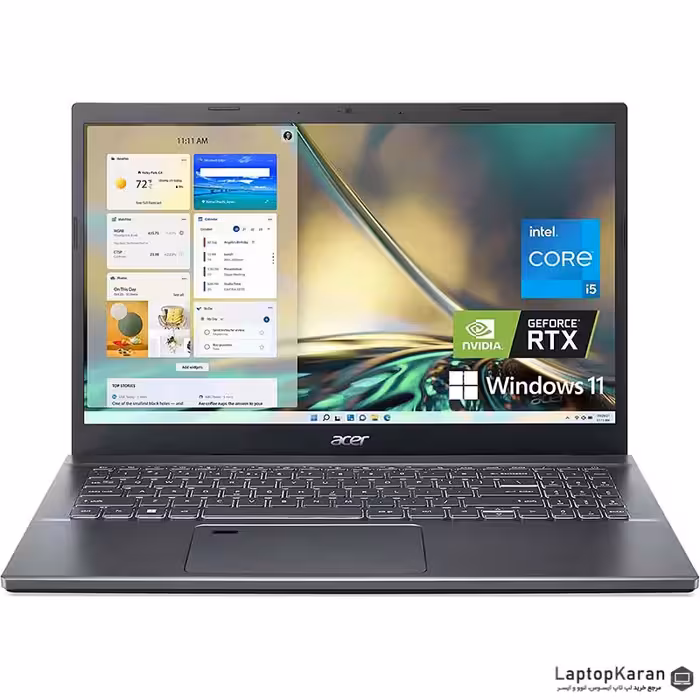 لپ تاپ ایسر مدل A515 پردازنده i7(1260P) رم 8GB حافظه 512GB SSD گرافیک 4GB - لپتاپ کاران
