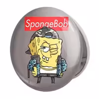 آینه جیبی خندالو طرح باب اسفنجی مدل تاشو کد 24720