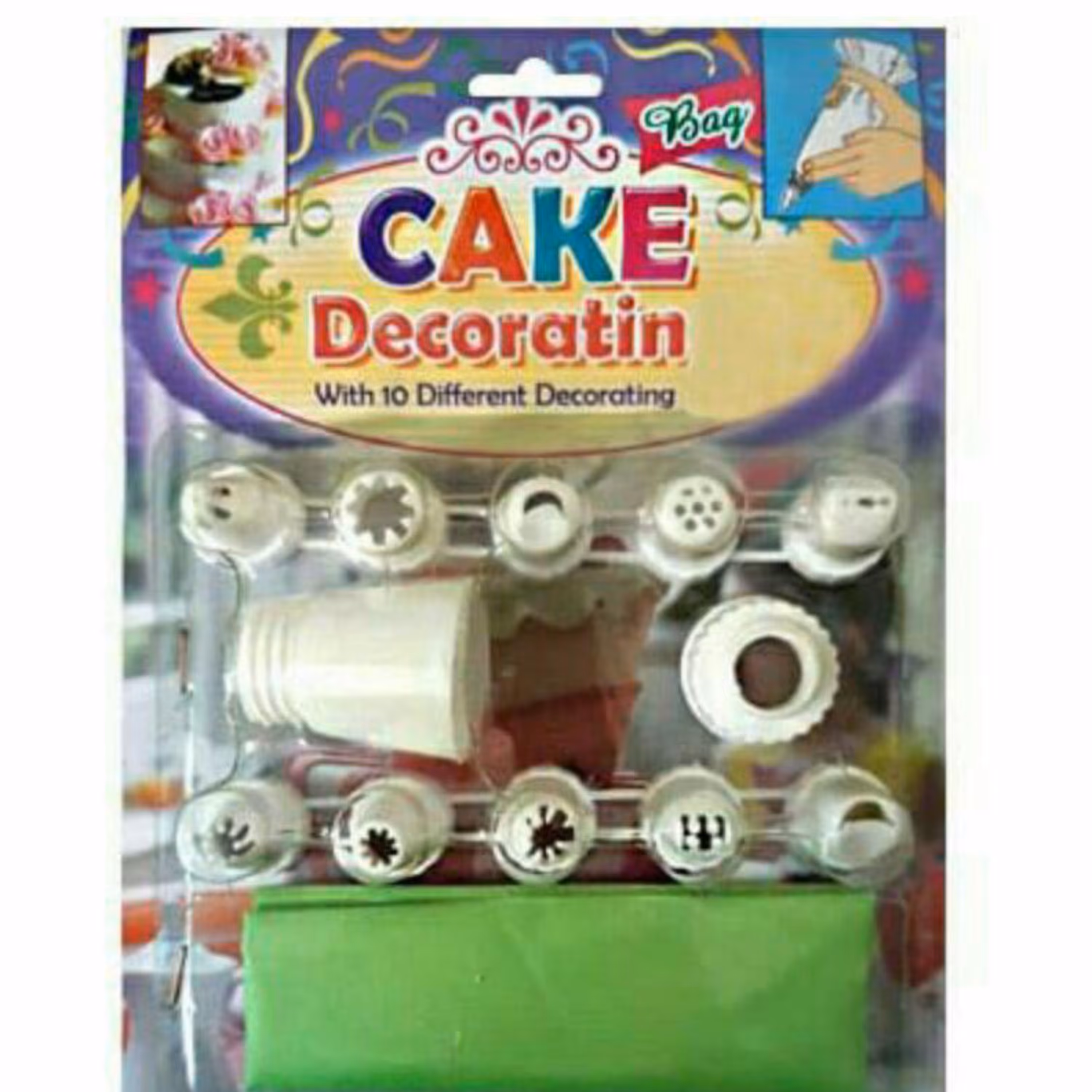 خامه پاش مدل کیسه ای آلمانی دارای 12 ماسوره کله گی برای دیزاین و تزئین کیک