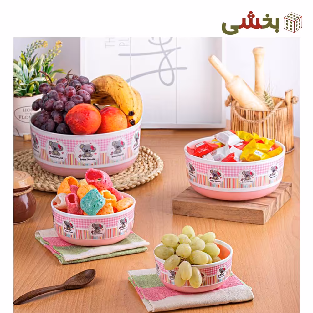 ست کاسه گرد 4 عددی