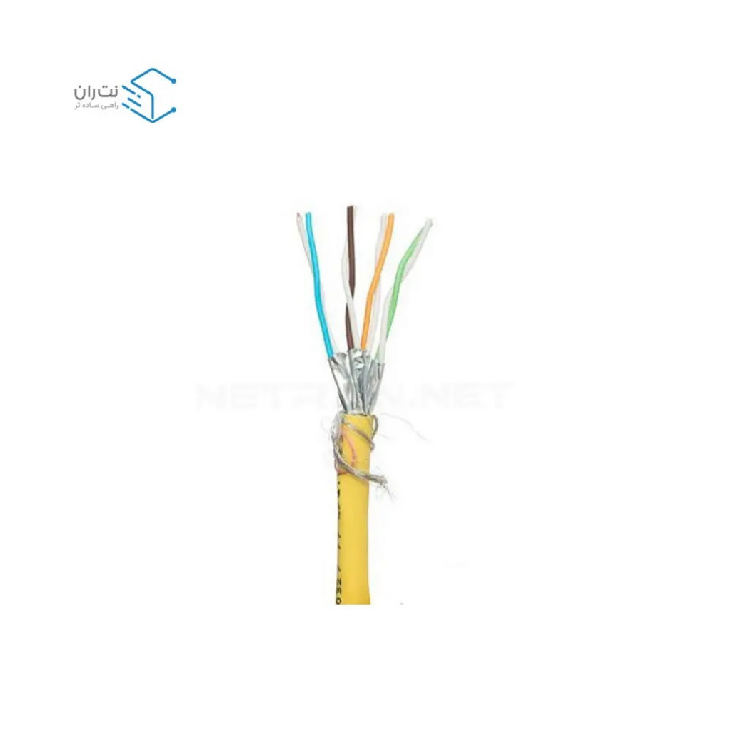 قیمت کابل شبکه لگراند Cat6a S/FTP با روکش LSZH حلقه 500 متری تست فلوک پرمننت | نت ران