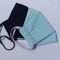 ماسک پارچه ای سه بعدی سه لایه بزرگسال با کش پشت گوش چمتا