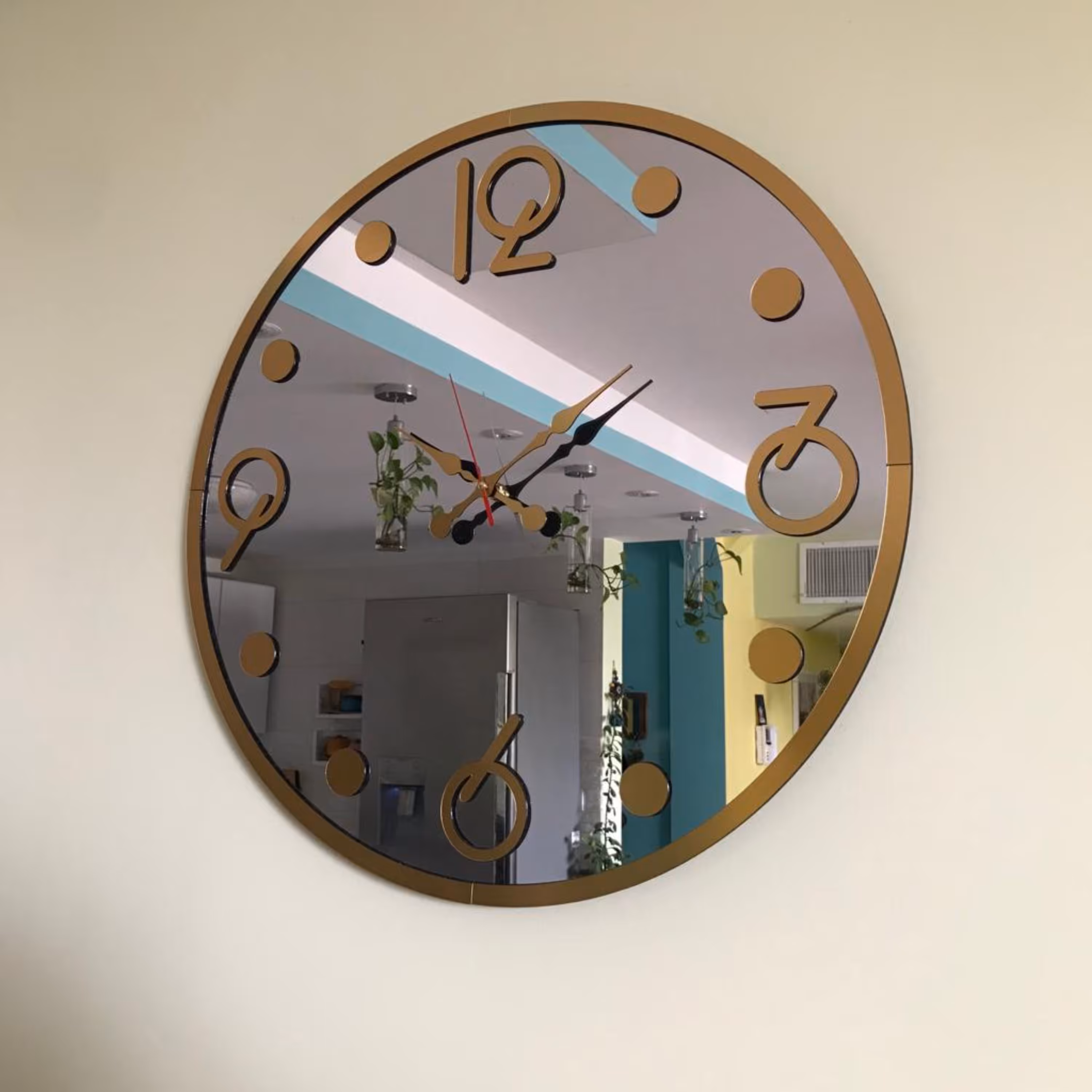 ساعت دیواری اینه ای مدل رویا