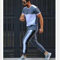 ست تیشرت و شلوار پنبه ای خنک