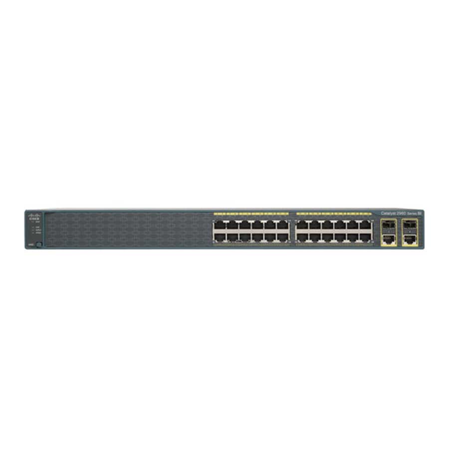 قیمت و خرید سوييچ شبکه 24 پورت سیسکو مدل WS-C2960-24TC-S | یاس ارتباط