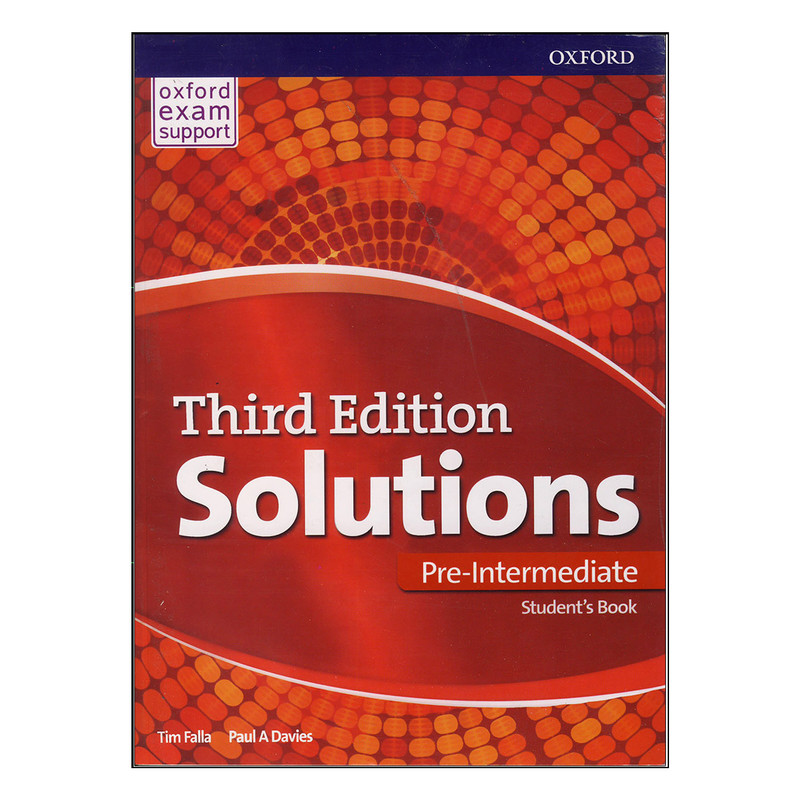 کتاب Solutions Pre-Intermediate 3rd Edition اثر Paul ADavies and Tim Falla انتشارات آکسفورد