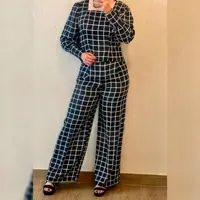 ست شلوار و شومیز  زنانه جنس کرپ عالی تنخور بی نظیر