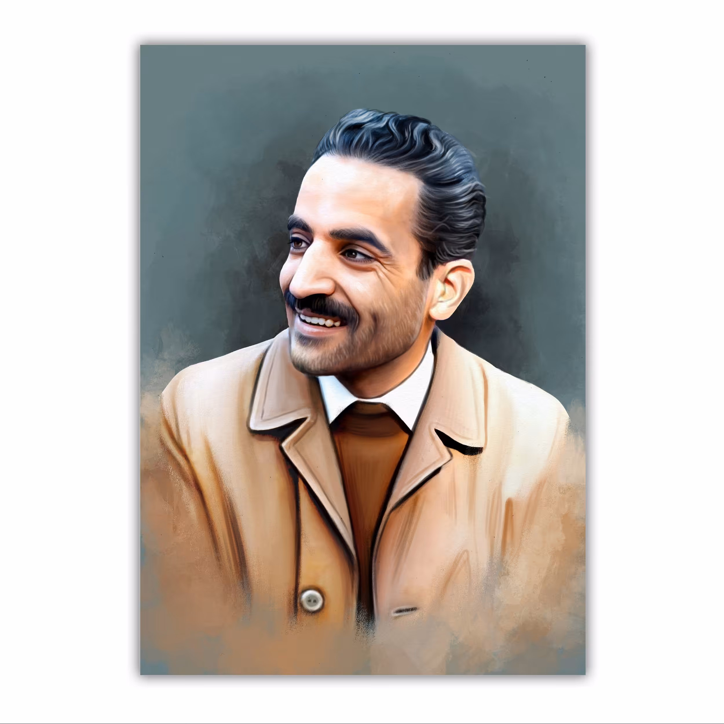 تابلو شاسی مدل شهید محمد علی رجایی سایز 20 در 28 کد 59