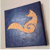 آینه جیبی روباه اکسسوری دخترانه با هنر قطاعی