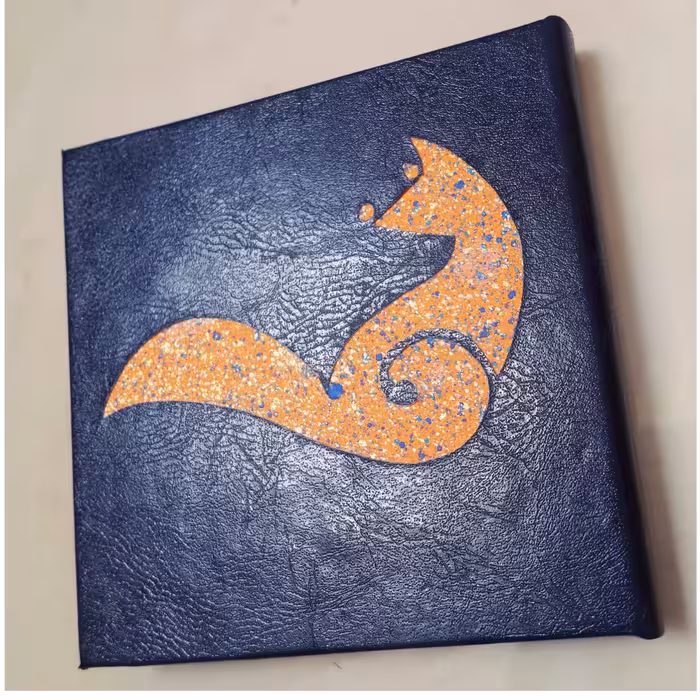 آینه جیبی روباه اکسسوری دخترانه با هنر قطاعی