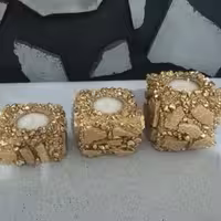 جاشمعی چوبی (طلایی ) سرامیکی