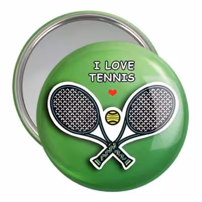 آینه جیبی خندالو مدل تنیس Tennis کد 14597