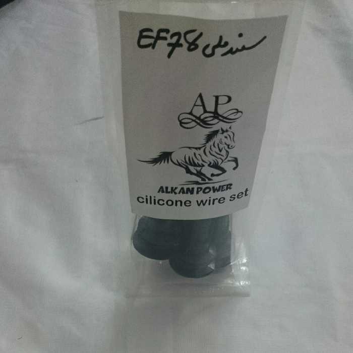 بوت وایر شمع سمند ملی و EF7 تمام سیلیکونی  ( نسوز )  آلکان پاور 