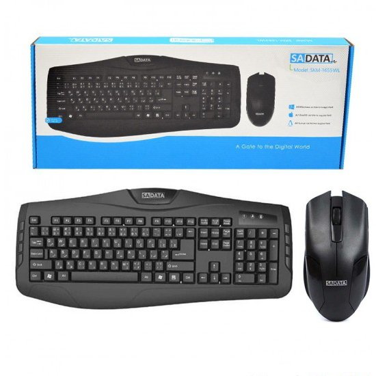 کیبورد و موس بی سیم سادیتا (SADATA) مدل SKM-1655WL
