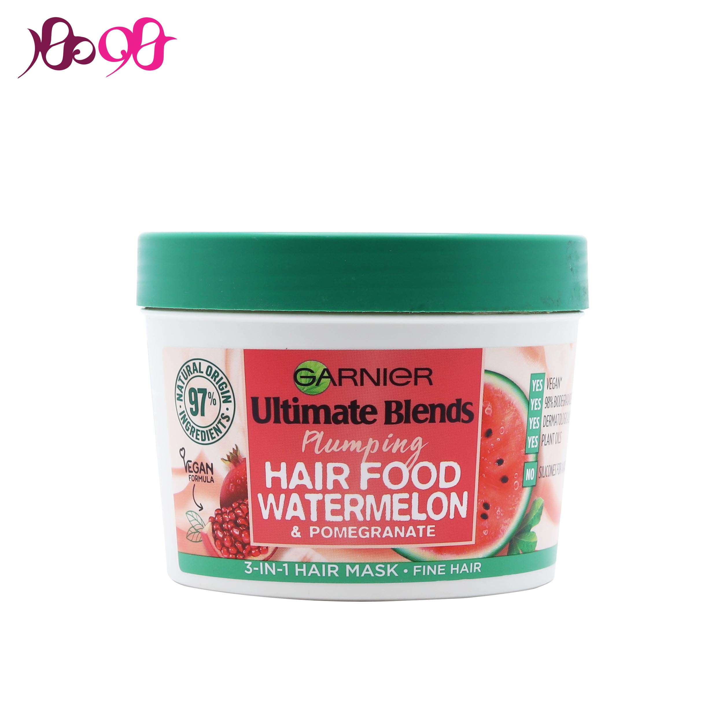 ماسک مو هيرفود هندوانه و انار گارنير GARNIER - 390ML