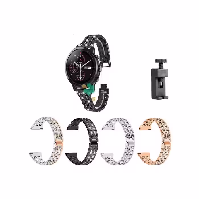 بند ساعت استیل Wearlizer مناسب شیائومی Amazfit Stratos Plus