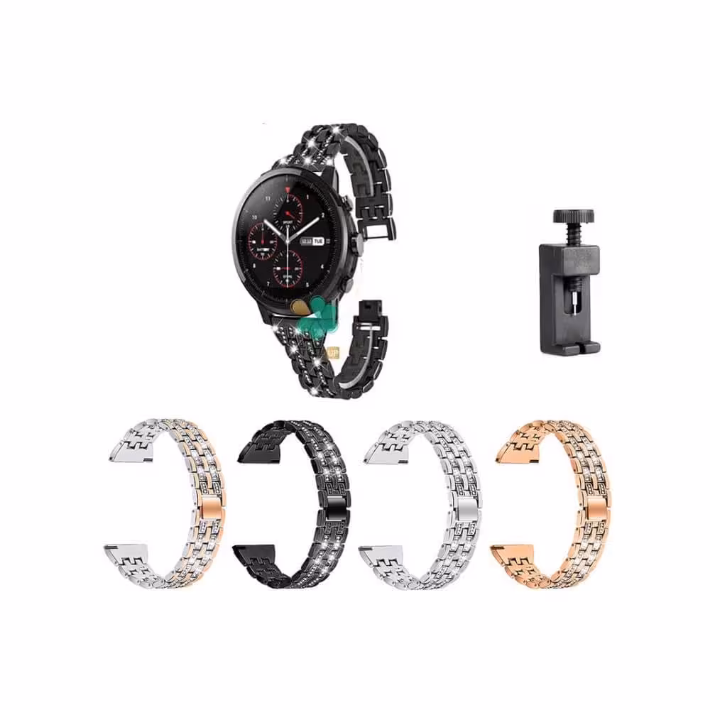 بند ساعت استیل Wearlizer مناسب شیائومی Amazfit Stratos Plus