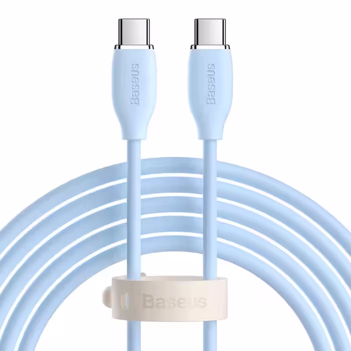 کابل دو سر تایپ سی باسئوس Baseus Liquid Silica Fast Charging Data Cable Type-C to Type-C