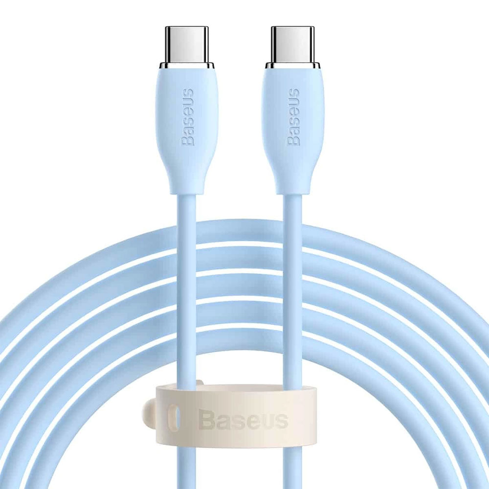 کابل دو سر تایپ سی باسئوس Baseus Liquid Silica Fast Charging Data Cable Type-C to Type-C