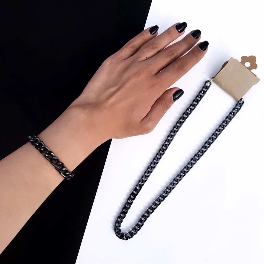 گردنبند و دستبند کارتیر مجموعه 2 عددی