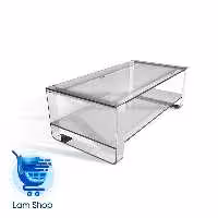 جلو مبلی بریل دو طبقه(شیشه سفید) زیمر(زمان ارسال 15 تا 25 روز کاری)