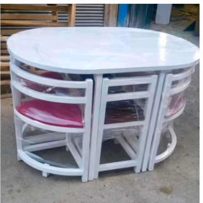 میز ناهار خوری کم جا شش نفره ابعاد 1،5 در 90 .. (پس کرایه)