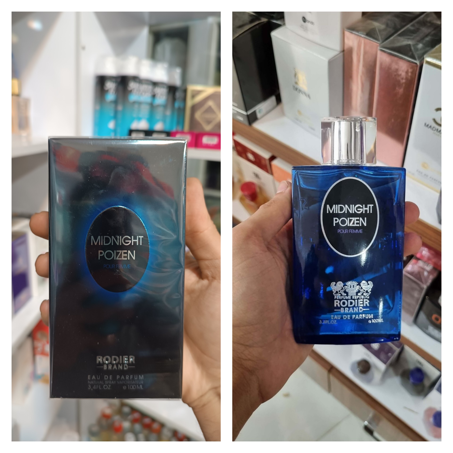ادکلن میدنایت پویزن ابی شرکت رودیر 100میل