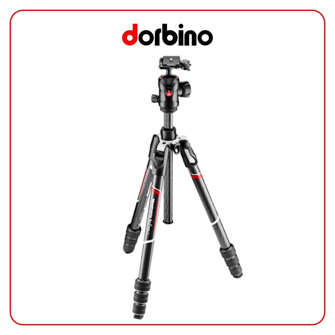 سه پایه عکاسی مانفرتو Manfrotto Befree GT Travel Carbon Fiber Tripod with 496 Ball Head (Black) - فروشگاه دوربین دوربینو