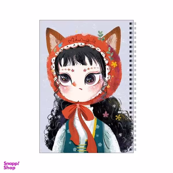 دفتر مشق 50 برگ بامبیلیپ طرح دختر گربه ای کد 4923411