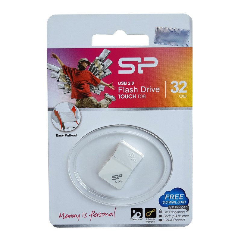 فلش مموری سیلیکون پاور مدل Touch T08 ظرفیت 32 گیگابایت Silicon Power USB 2.0