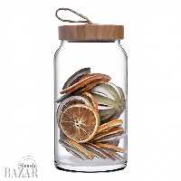 بانکه و جا ادویه بزرگ پاشاباغچه مدل وودی کد 43593