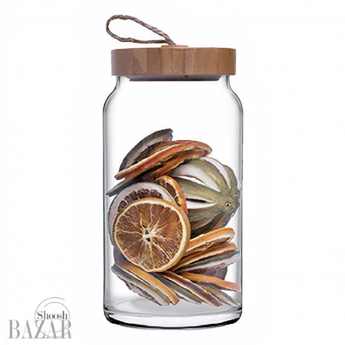 بانکه و جا ادویه بزرگ پاشاباغچه مدل وودی کد 43593