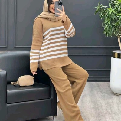 ست تونیک و شلوار بافت