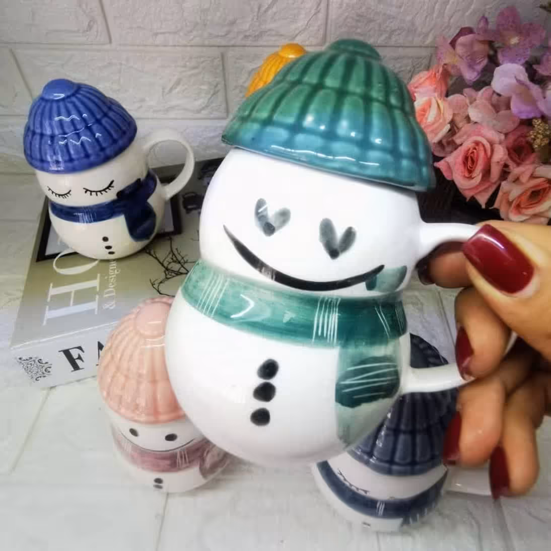 ماگ ادم برفی 