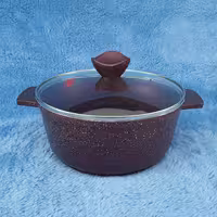 قابلمه گرانیتی سایز 24 پیلو PILAU قرمز شرابی