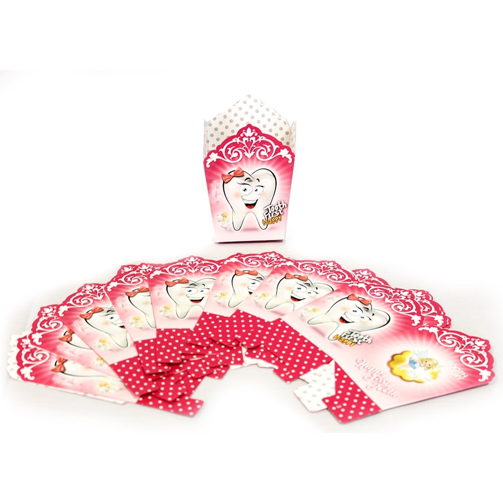 پاپ کورن تم تولد دندونی دخترانه (تم تولد .تم تولد دخترانه .تم تولد پسرانه .تم تولد دندونی .تم تولد جدید .پاپ کورن دندونی