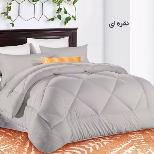 سرویس روتختی چیداری مدل تک رنگ دو نفره  رنگ نقره ای