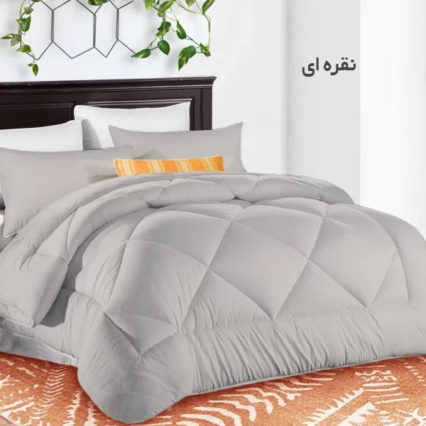 سرویس روتختی چیداری مدل تک رنگ دو نفره  رنگ نقره ای