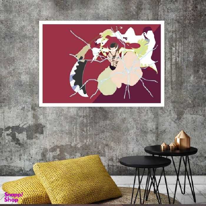 تابلو بکلیت طرح بازی Edward Newgate مدل قاب شاسی W-s8424