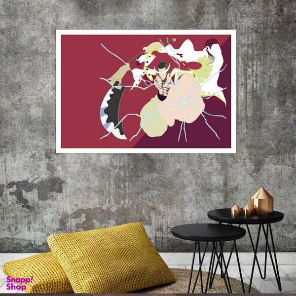 تابلو بکلیت طرح بازی Edward Newgate مدل قاب شاسی W-s8424