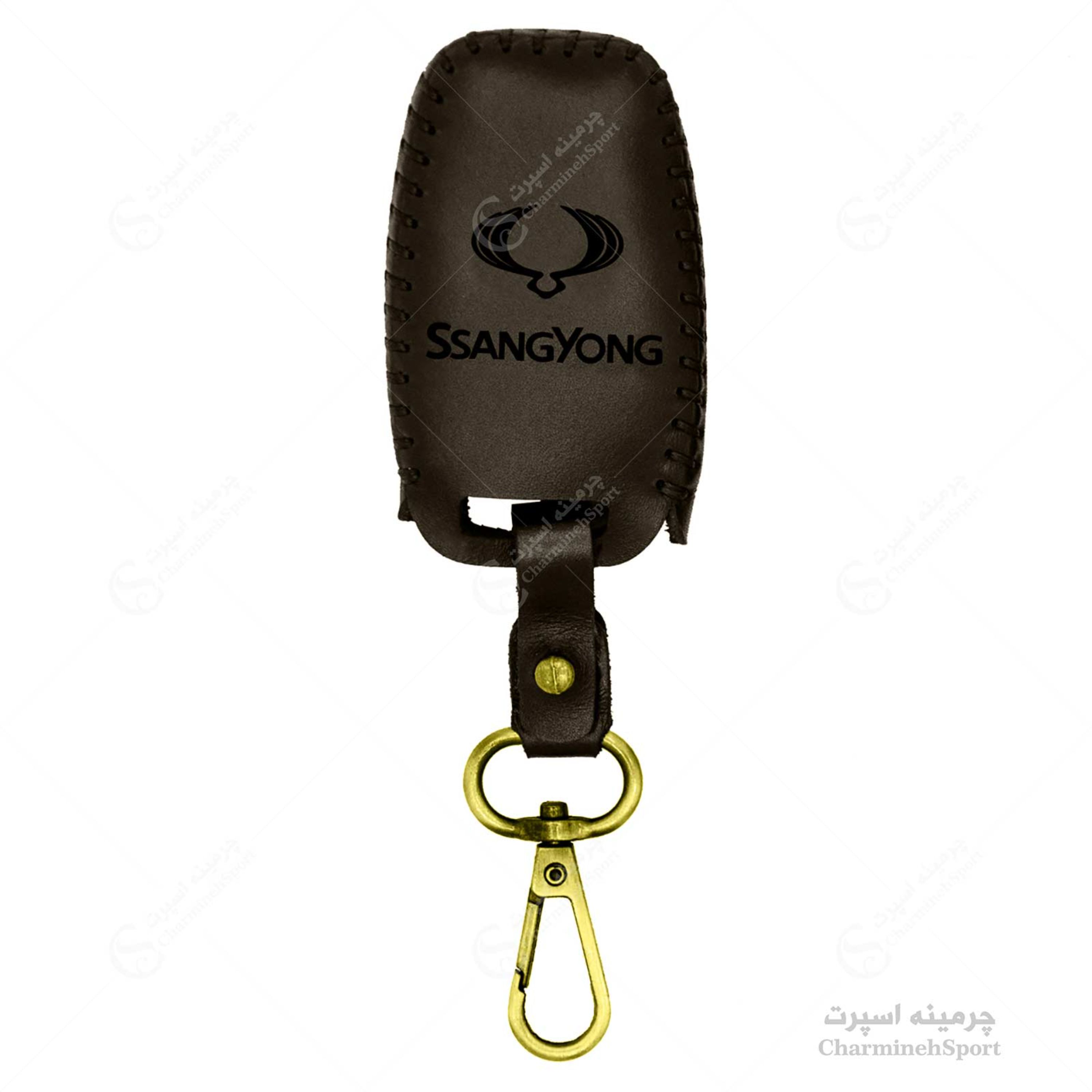 جاسوییچی چرم طبیعی گاوی قهوه ای  مناسب سانگ یانگ 