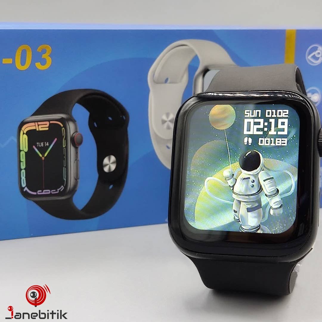 ساعت هوشمند GL03-رنگ مشکی