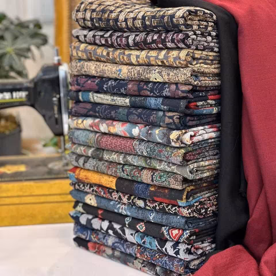 پارچه شانتن نخ اندونزی عرض 1ونیم