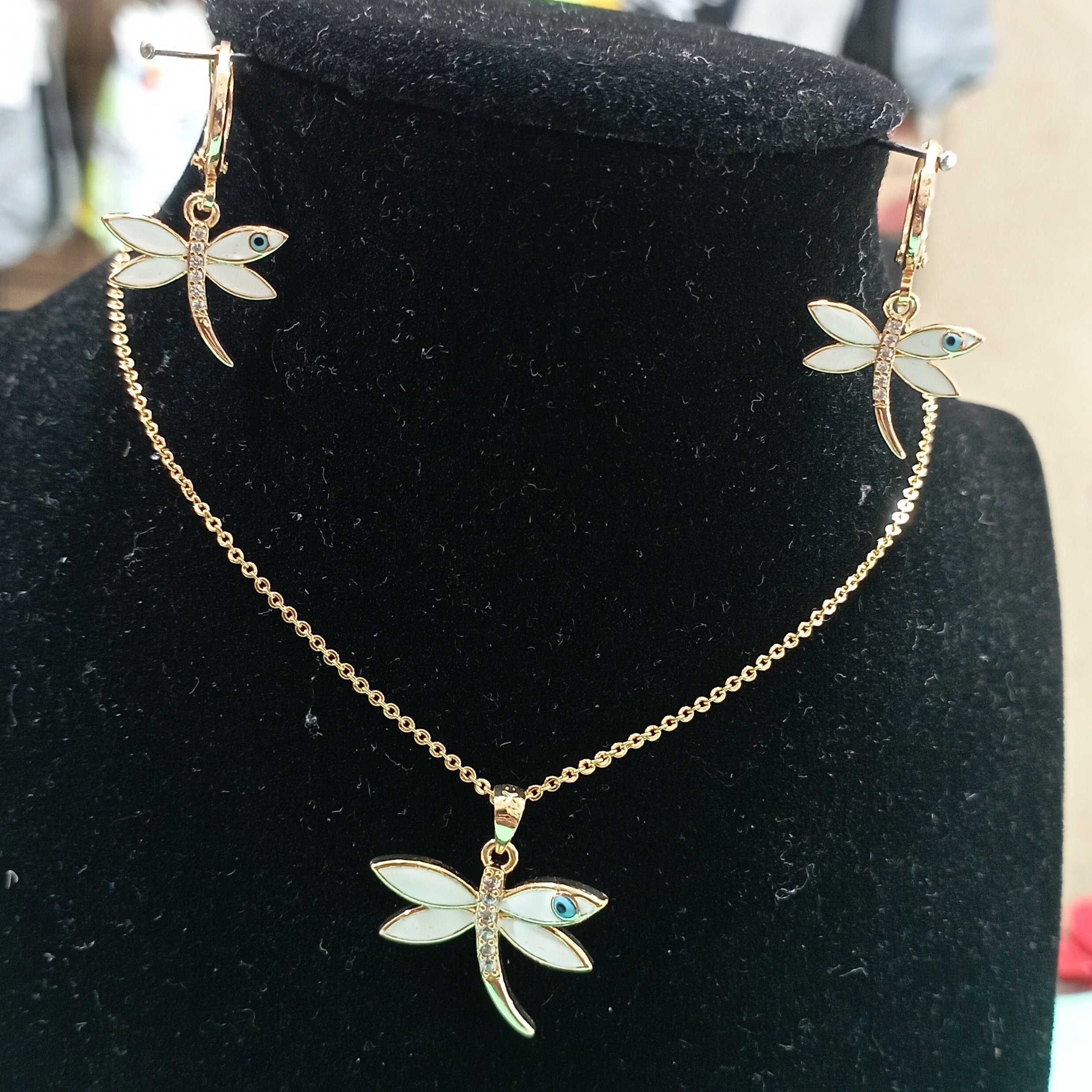 نیم ست سنجاقک چشم نظر دار مارک ysx