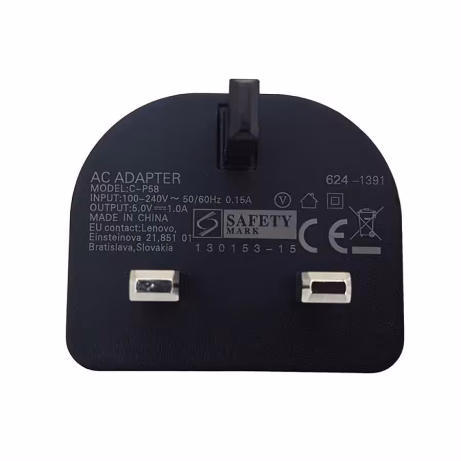 آداپتور تبلت و موبایل لنوو 5V 1A یو اس بی